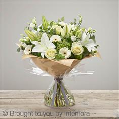 White Radiance Sympathy Hand-tied Large