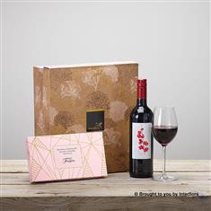 Red Wine &amp; Salted Caramel Truffles Gift Set