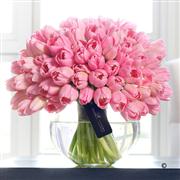 Large Luxury Pink Tulip Globe