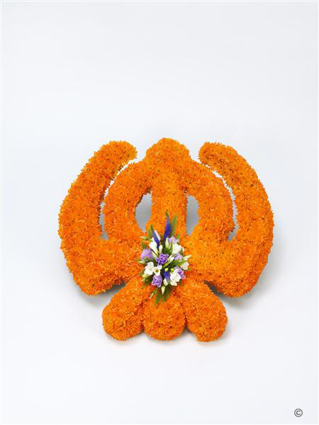 Khanda Sikh Tribute - Funeral Flowers Atherstone